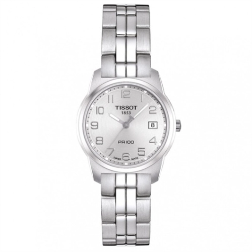 Tissot T049.210.11.032.00 : PR 100 Quartz 24.5 Stainless Steel / Silver / Bracelet