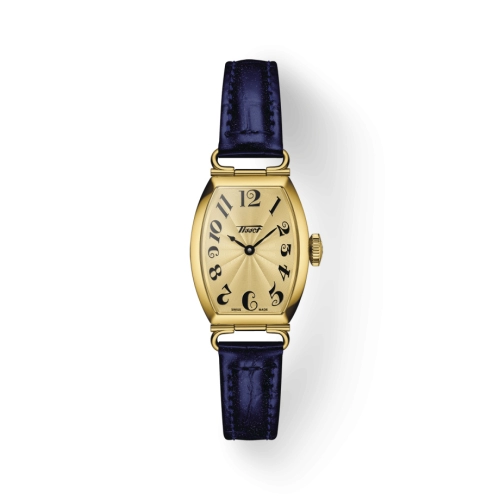 Tissot T128.109.36.022.00 : Heritage Porto Small Lady Yellow Gold / Champagne