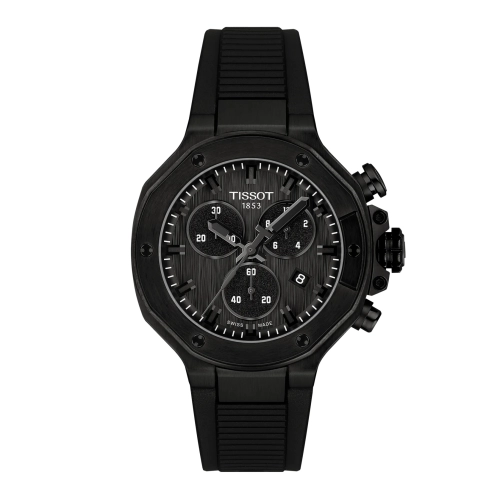 Tissot T141.817.37.051.00 : T-Race Chronograph 38 PVD / Black / Rubber