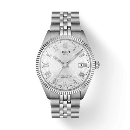Tissot T156.408.11.033.00 : Ballade 39 Powermatic 80 Stainless Steel / Silver / Bracelet