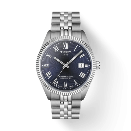 Tissot T156.408.11.043.00 : Ballade 39 Powermatic 80 Stainless Steel / Blue / Bracelet