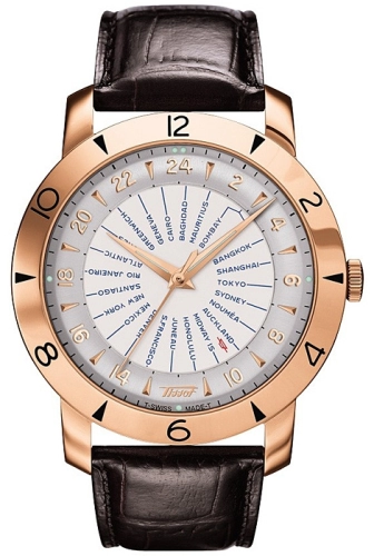 Tissot T915.641.76.037.00 : Navigator Automatic Rose Gold / Silver