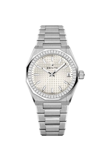 Zenith 16.9400.670/01.I001 : Defy Skyline 36 Stainless Steel - Diamond / Silver