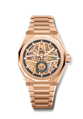 Zenith 18.9300.3620/81.I001 : Defy Skyline Skeleton Rose Gold / Rose